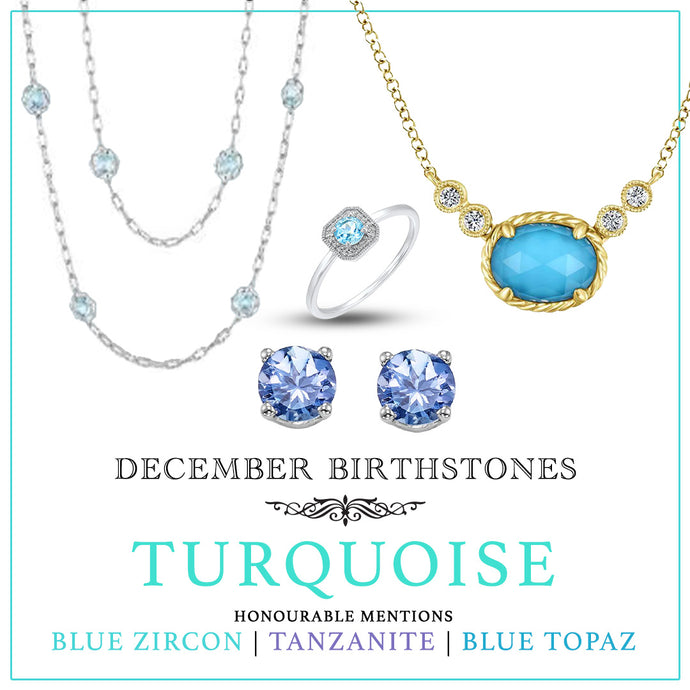 Dazzling in December: A Symphony of Blue Birthstones