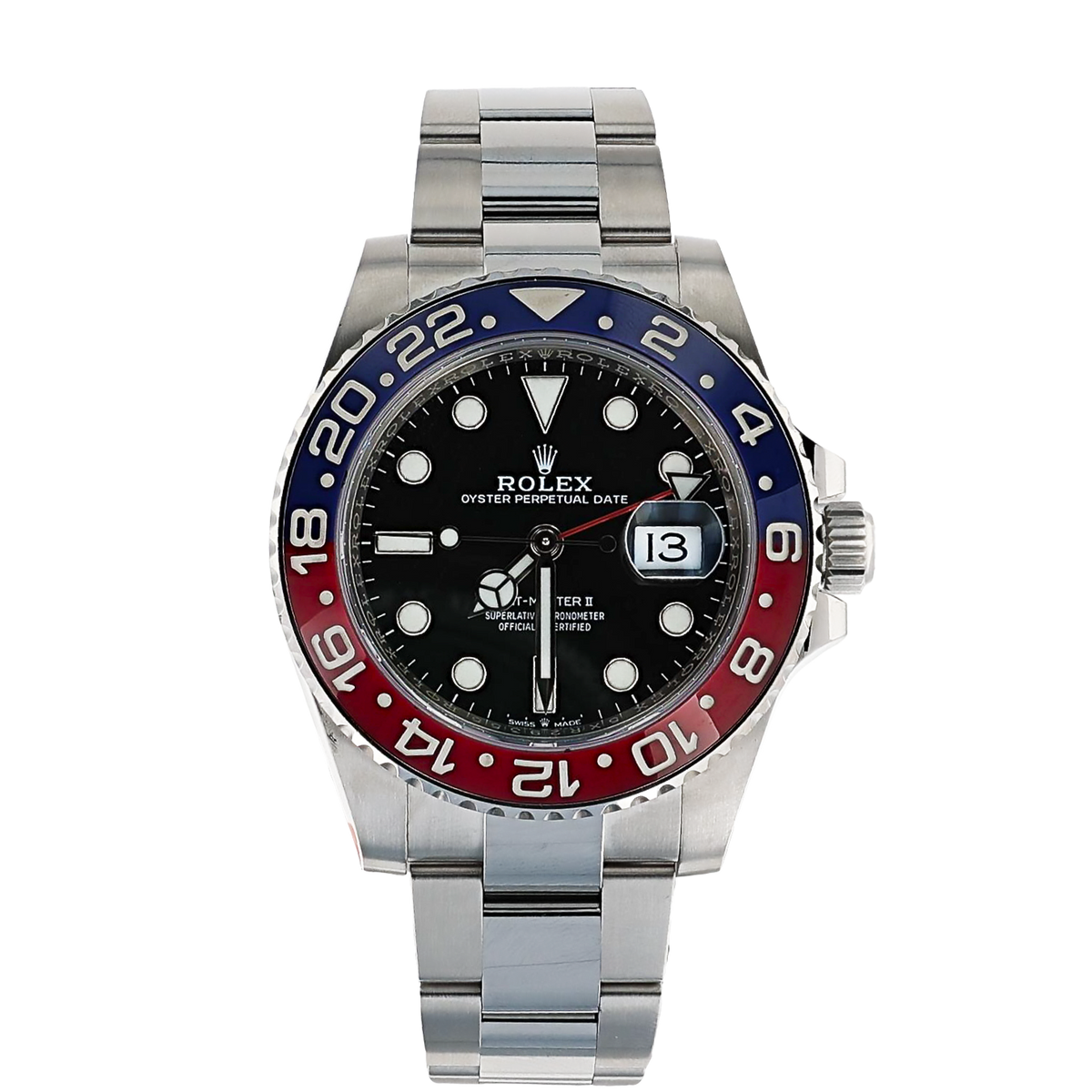 Rolex 126710BLRO GMT Master II PEPSI Oystersteel 40mm