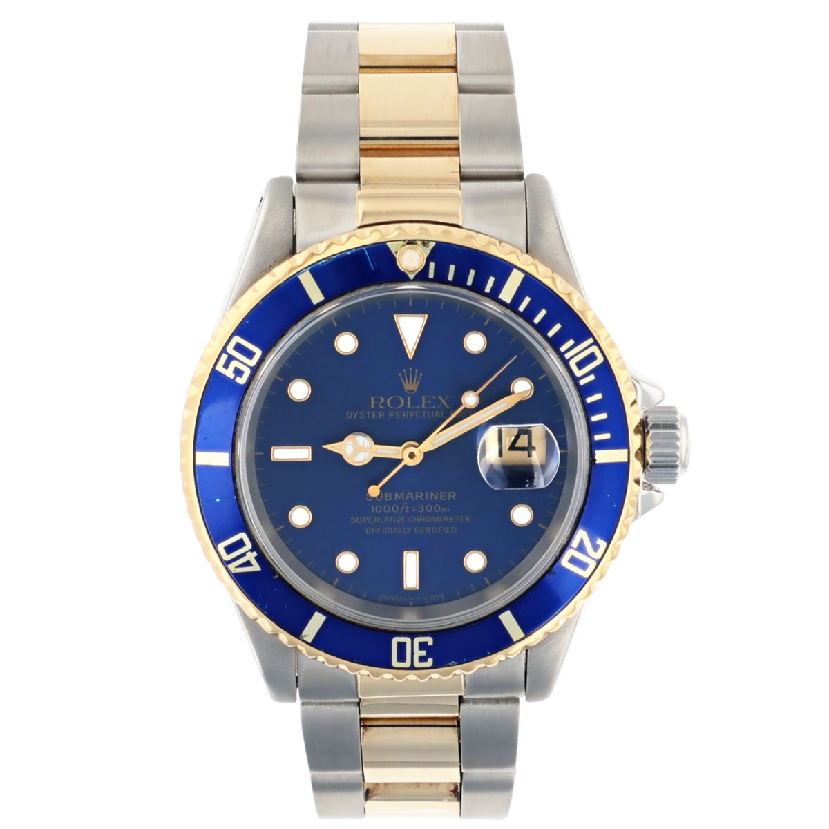 Rolex 16613 Submariner Date Rolesor Oystersteel 18K Yellow Gold 40mm rolex-16613-submariner-date-rolesor-oystersteel-18k-yellow-gold-40mm