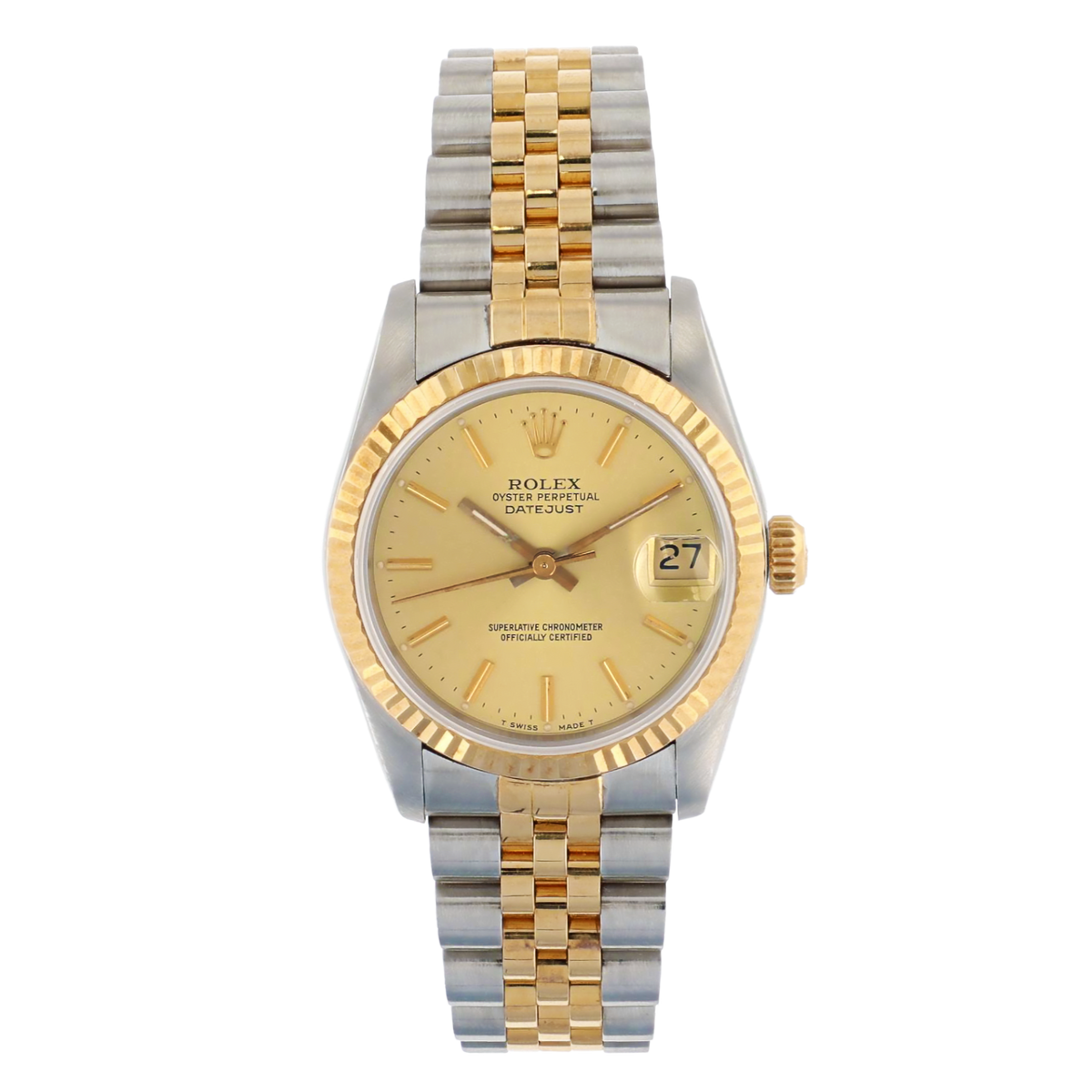 Rolex 68273 Datejust Rolesor Oystersteel 18K Yellow Gold 31mm