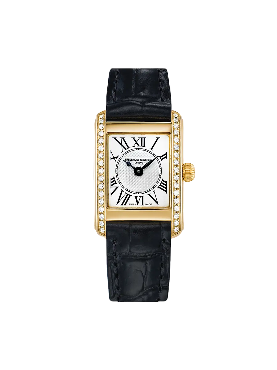 Frederique Constant Classics Carree Quartz Diamond Bezel