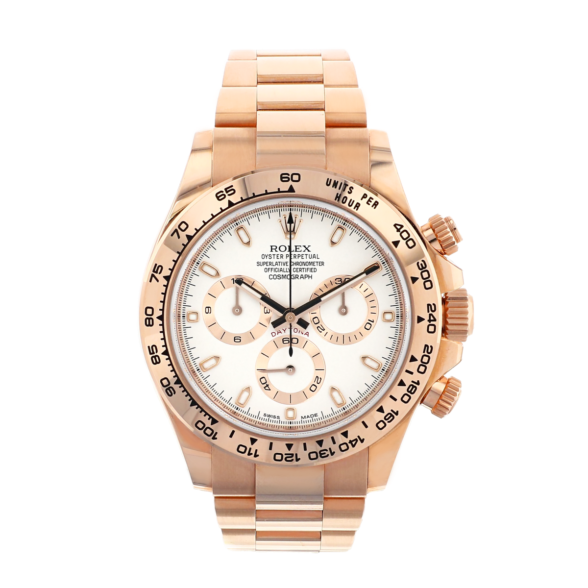 Rolex Daytona Pre owned 116505 18K Everose Gold 40mm