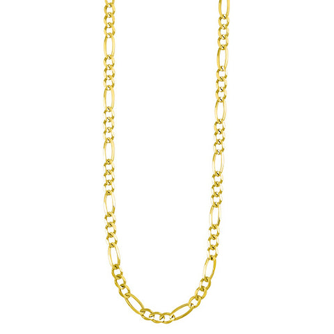 14K 5.75mm Solid Figaro Classic Chain 22in