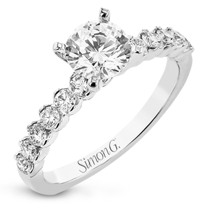 Simon G. Engagement Ring MR3106 WHITE 18K X WHITE