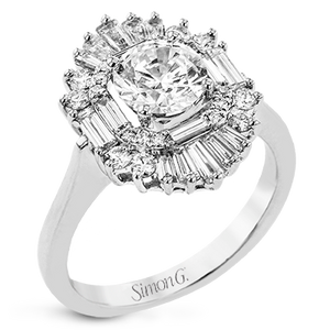 Simon G. Engagement Ring MR4090-A WHITE 18K X WHITE