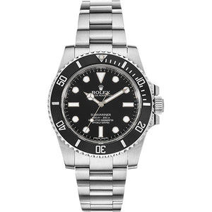 Rolex 114060 Submariner, 40mm, No Date, Stainless Steel, Black Dial