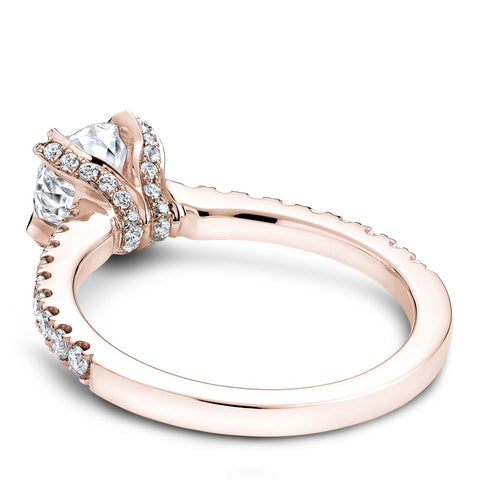 Noam Carver Rose Gold Diamond Solitaire Engagement Ring (0.41 CTW)