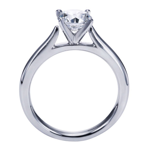 Gabriel Bridal Collection White Gold Solitaire Engagement Ring