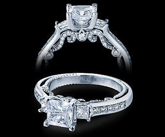 Verragio Insignia Princess Diamond Engagement Ring (0.65 CTW)