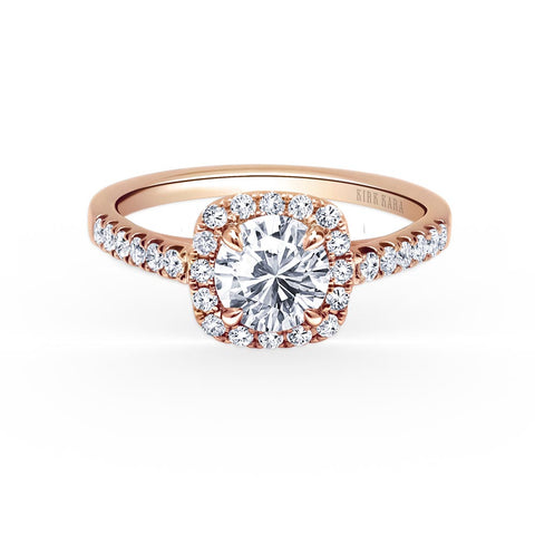 KirkKara Carmella Round Diamond Diamond Engagement Ring