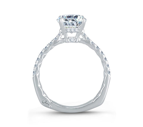 A.JAFFE Seasons of Love Round Diamond Diamond Engagement Ring (0.26 ctw)