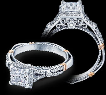 Verragio Parisian Princess Diamond Engagement Ring (0.30 CTW)