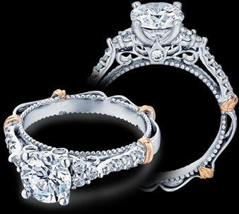 Verragio Parisian Round Diamond Engagement Ring (0.35 CTW)