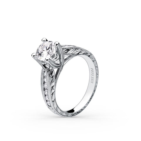 KirkKara Stella Round Diamond Diamond Engagement Ring