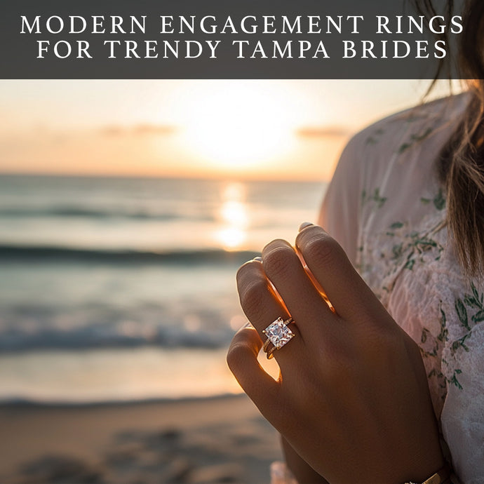 Modern Engagement Rings for Trendy Tampa Brides