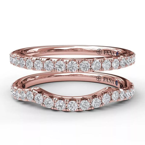 FANA Diamond Wedding Band Rose 26