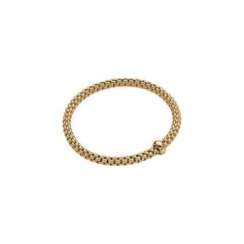 Fope SOLO 18K Gold Diamond Bracelet (0.01 CTW)