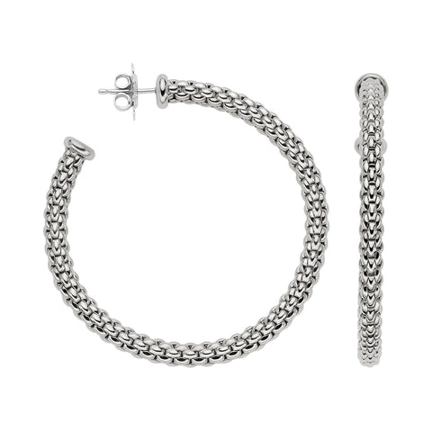 Fope Essentials Mesh Hoop Earrings