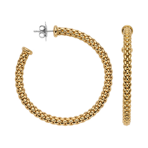 Fope Essentials Mesh Hoop Earrings