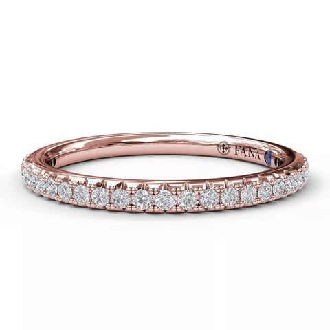 FANA Diamond Wedding Band Rose 17