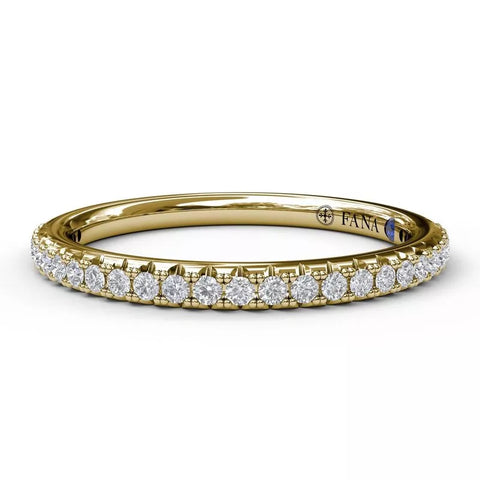 FANA Diamond Wedding Band Gold 17