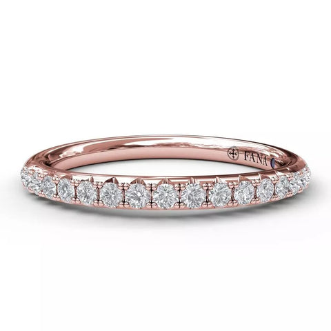 FANA Diamond Wedding Band Rose 30