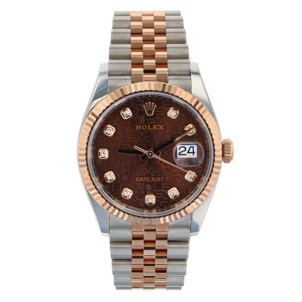 Rolex 126231 Datejust Rolesor Oystersteel & 18K Everose 36mm