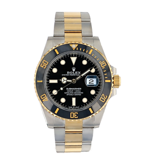 Rolex submariner two sales tone black price