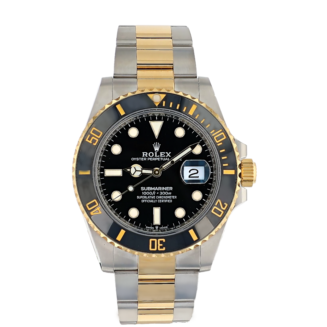 126613LN  Rolex Submariner Date Oyster Yellow Gold 41mm watch