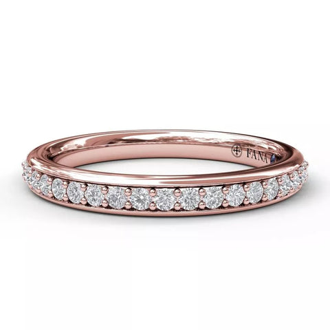 FANA Diamond Wedding Band Rose 29