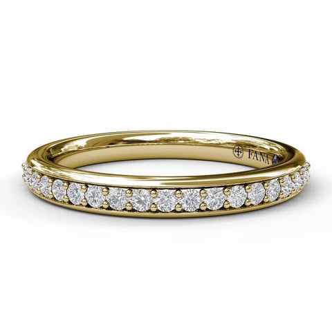 FANA Diamond Wedding Band Gold 29