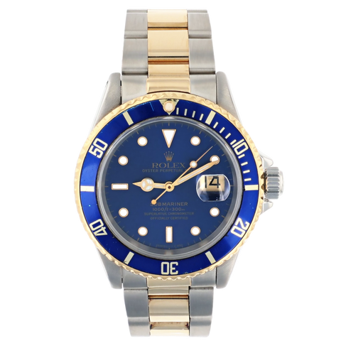 Rolex 16613 Submariner Date Rolesor Oystersteel & 18K Yellow Gold 40mm (Pre-owned)