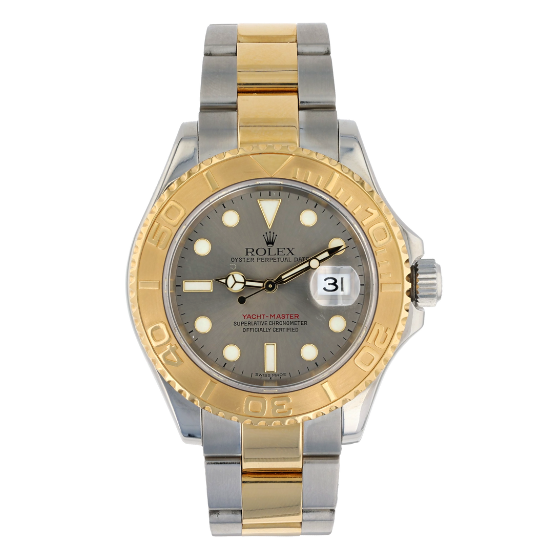 Rolex Yacht-Master 16623 Two Tone 18K Yellow Gold & SS Silver