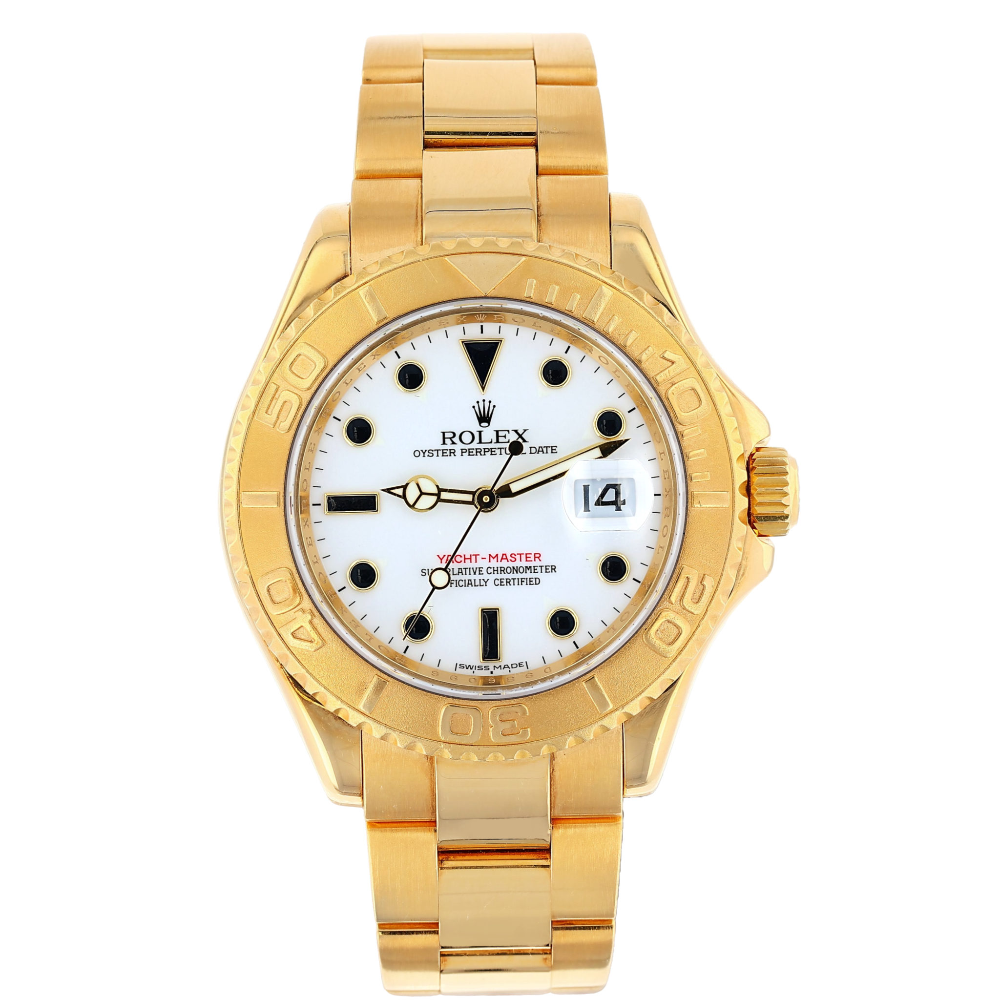 Rolex 16628 Yacht-Master 18K Yellow Gold 40mm