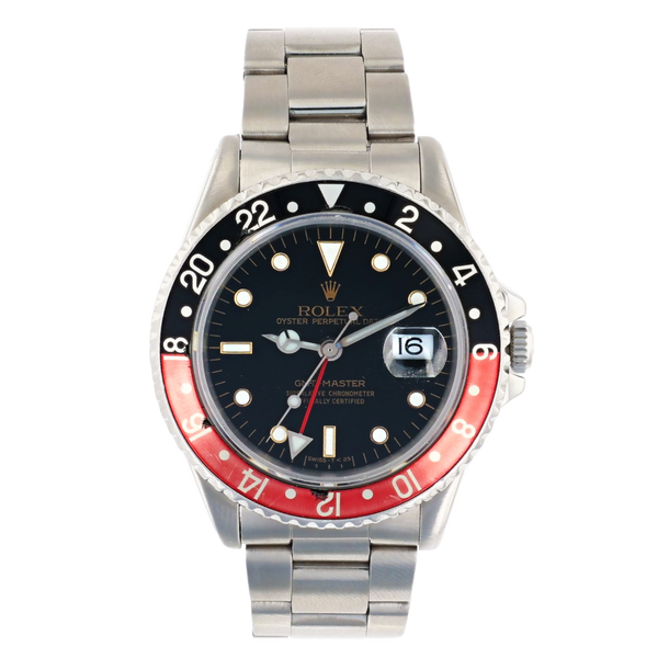 Vintage Rolex 16710 GMT Master II Date Coke Oystersteel 40mm (Pre-owned)