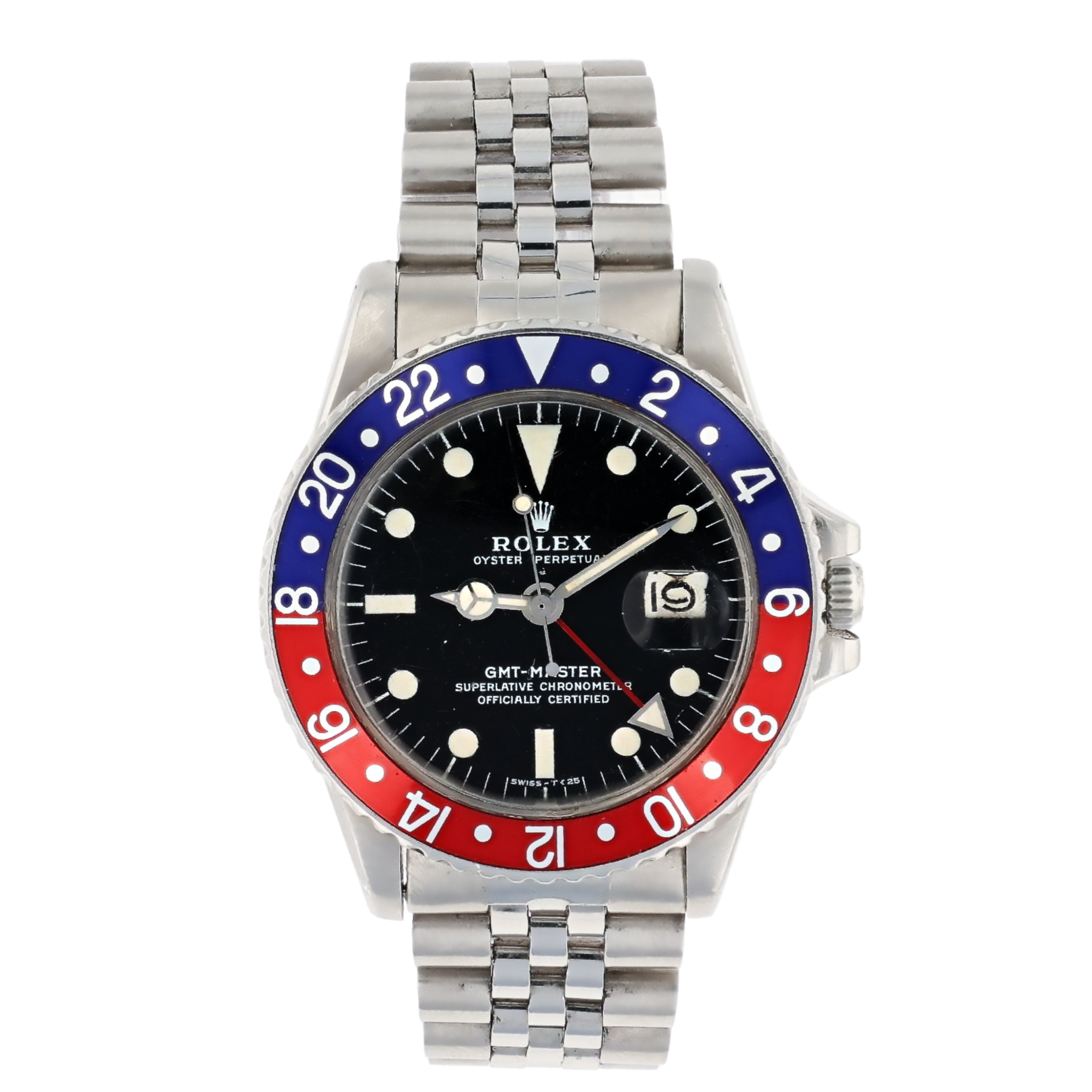 Rolex 16710 GMT Master II Date Pepsi Oystersteel 40mm