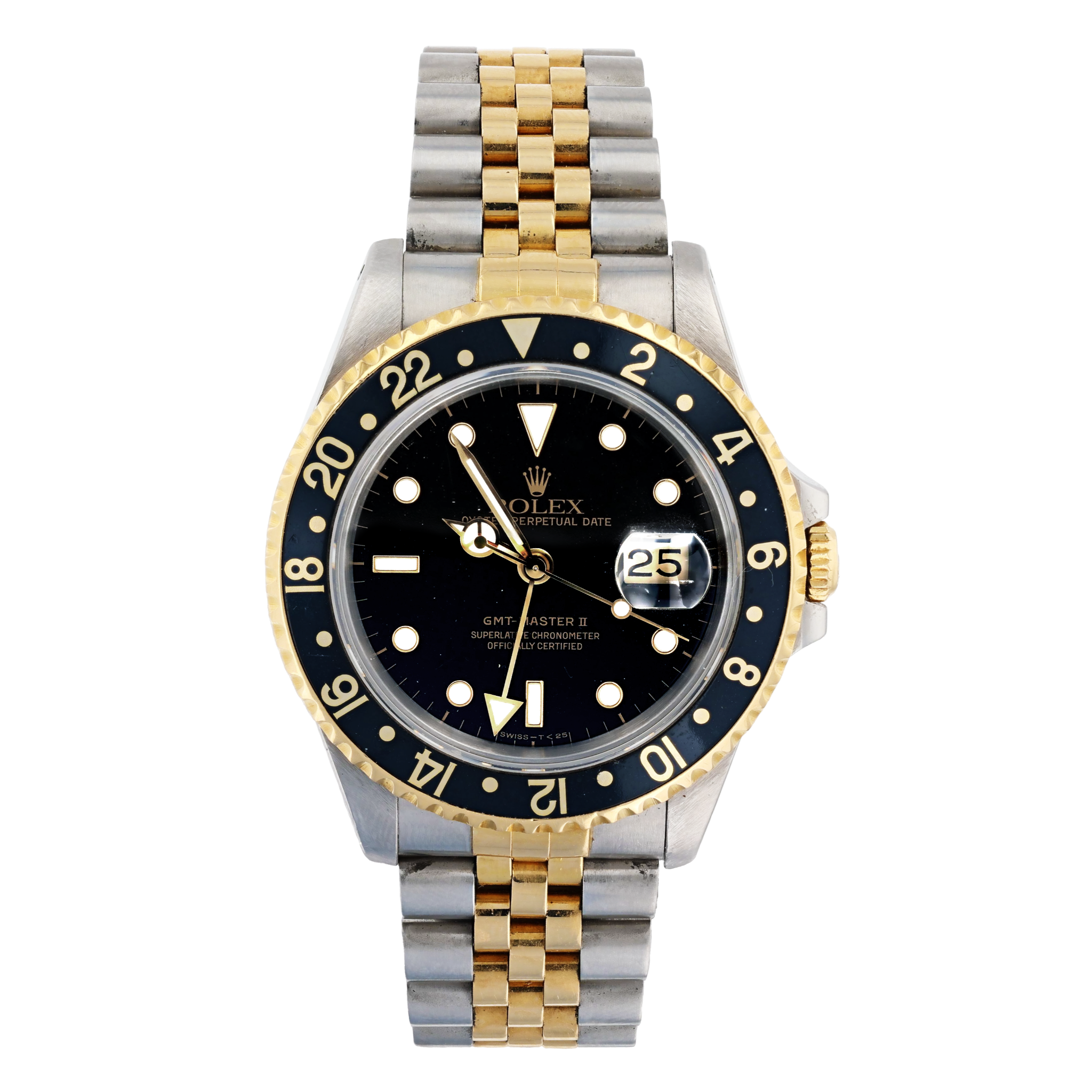 Rolex 16713 GMT Master II Rolesor Oystersteel & 18k Yellow Gold 40mm