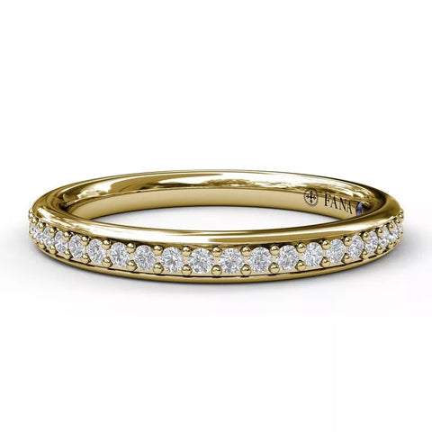 FANA Diamond Wedding Band Gold 23