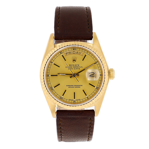 Rolex 18038 Day-Date Presidential 18k Yellow Gold 36mm (Pre-owned)