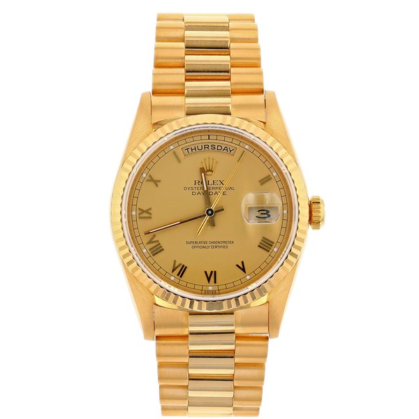 Rolex 18238 Day-Date Presidential 18k Yellow Gold 36mm