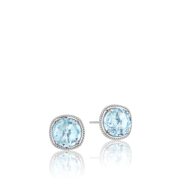 Tacori Sky Blue Topaz Stud Earrings