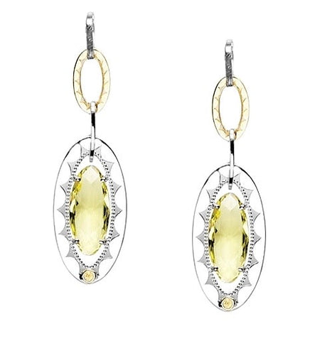Tacori Golden Sky Lemon Quartz Gemstone Earrings