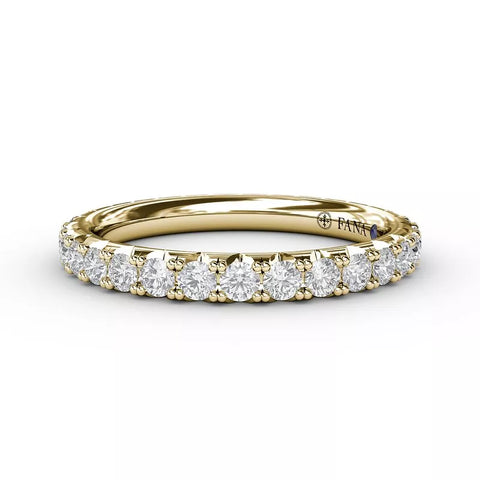 FANA Chunky Pave 1.05CTW Diamond Eternity Band