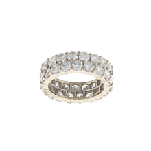 Load image into Gallery viewer, Two Row Eternity Diamond Wedding Band (5.50CTW)