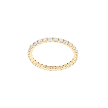 Load image into Gallery viewer, 18K Yellow Gold Shared Prong Diamond Eternity Band (0.92CTW)
