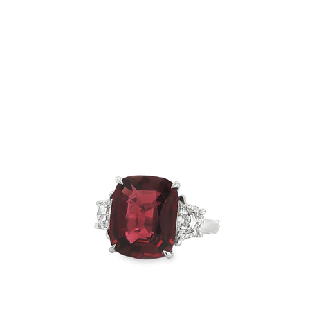 10.20 CTW Burma Red Spinel Ring