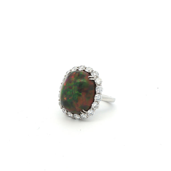 13.06 Cabochon Opal Ring