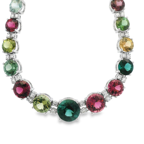 84.80ctw Tourmaline Necklace