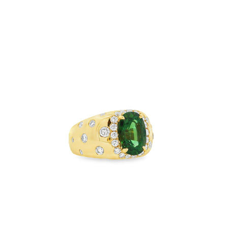 3.09ct Chrome Tourmaline Ring