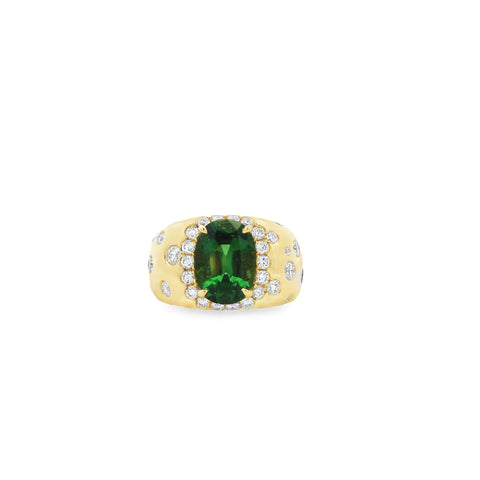 3.09ct Chrome Tourmaline Ring